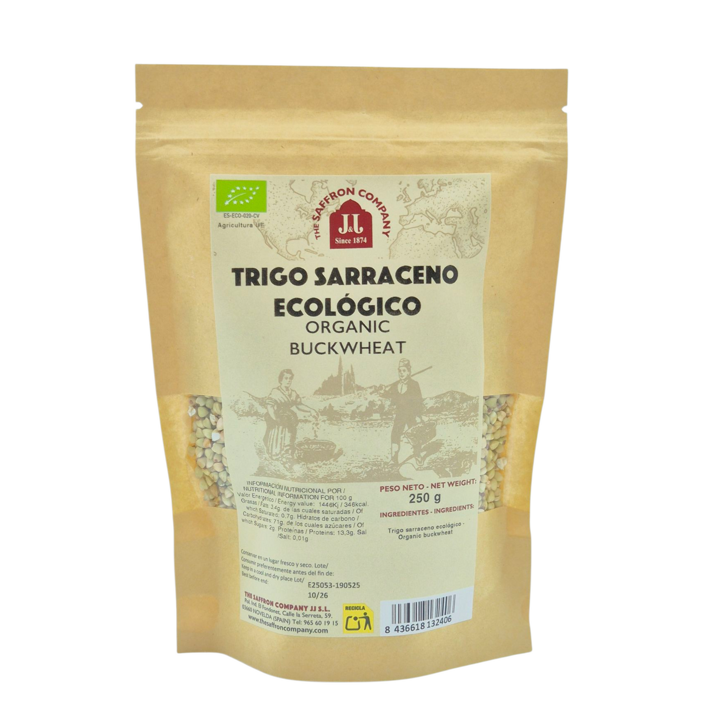 Trigo Sarraceno Ecológico – Semilla sin gluten