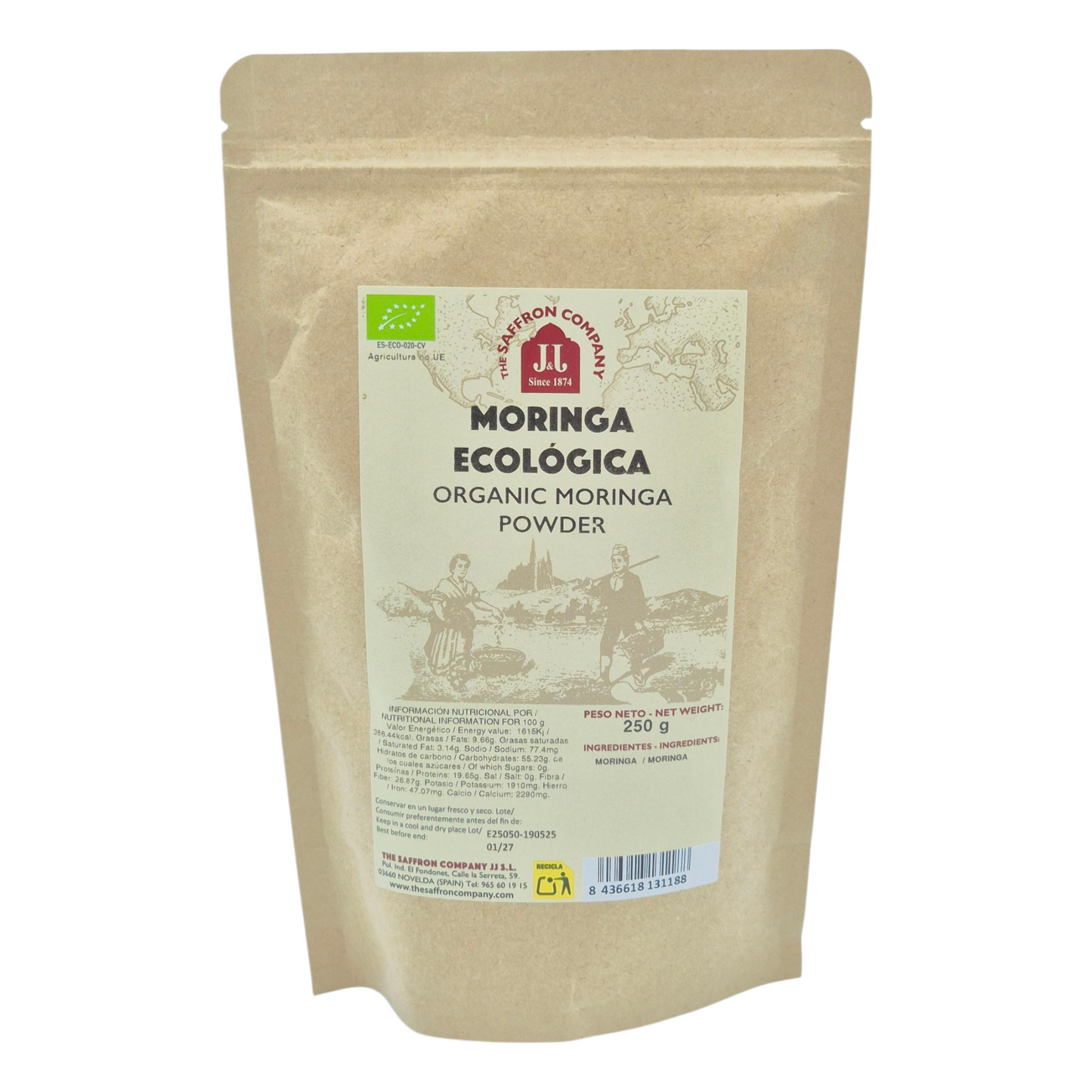 Bio-Moringa-Pulver 250 gr