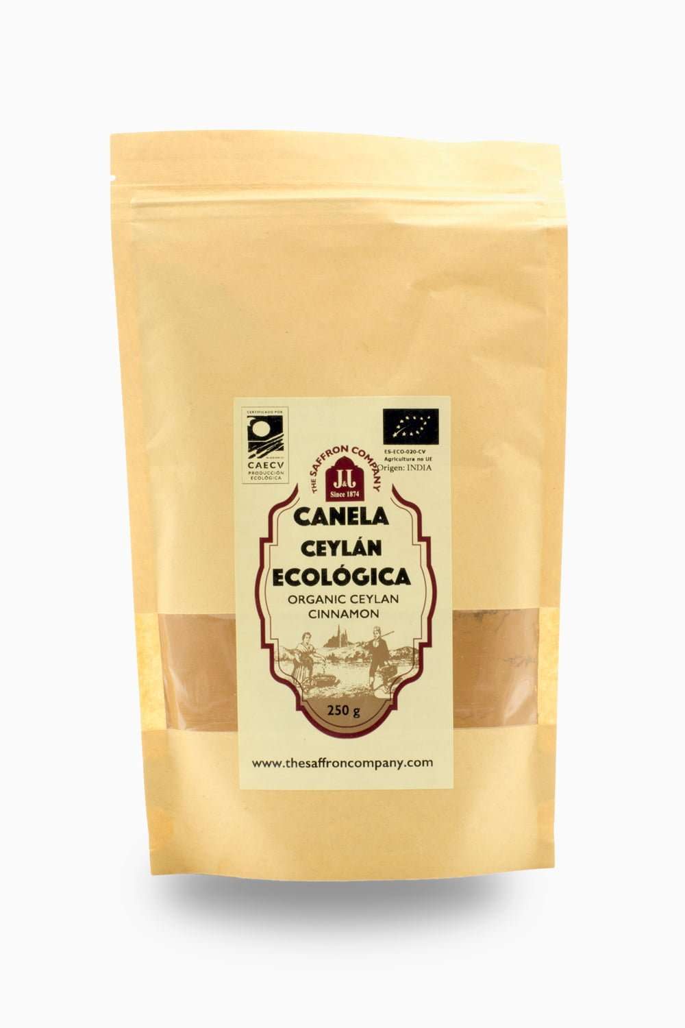 Canela de Ceylán en Polvo Ecológica